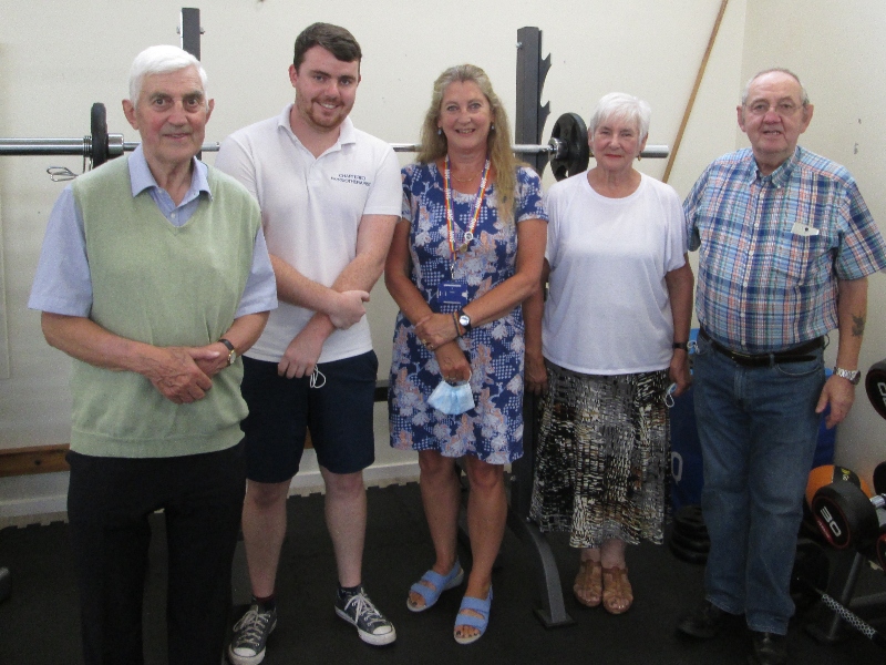 Connor (second left) with Canterbury South group