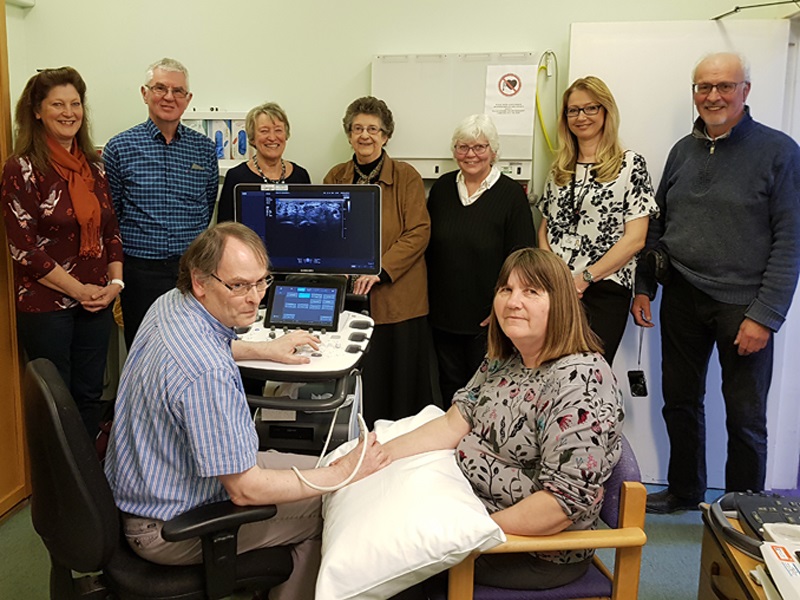 The Kent & Canterbury Hospital Neurophysiology team - UK leaders in the field of carpal tunnel - were delighted to receive a state of the art ultrasound machine