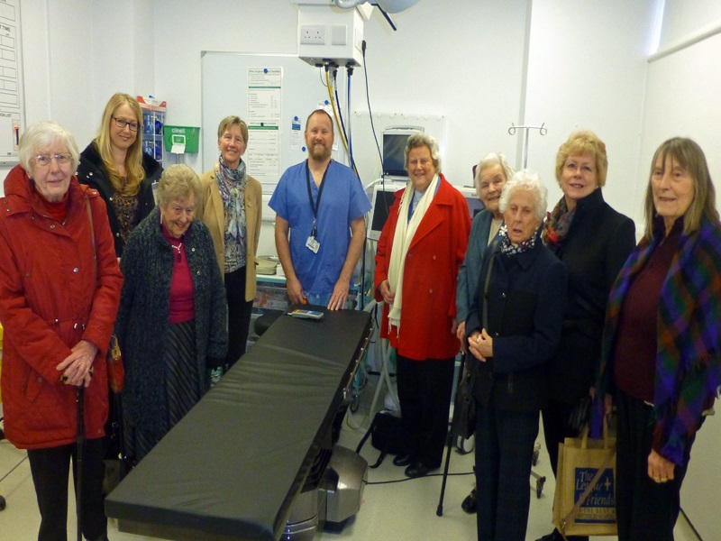 Hospital patients having x-rays for pain relief now have a more comfortable experience, thanks to a £44,000 operating table purchased by the League of Friends.