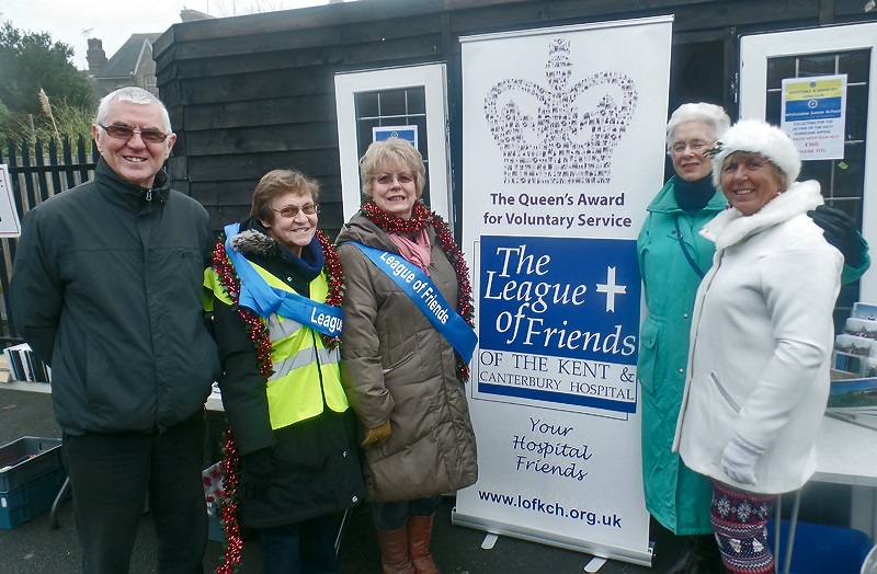 Hardy Volunteers braved the elements at Whitstable Junior Primary School where Christmas Charity Parking raised £80.